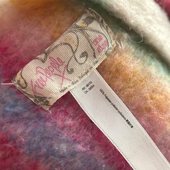 Free People Skye Stripe Fringe Throw Blanket - Picture 7 of 8